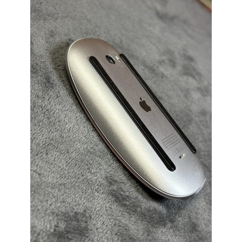 Genuine Apple Magic Mouse 2 Wireless Silver/Gray A1657 Lightning Tested Working